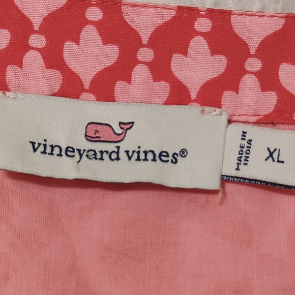 VINEYARD VINES Women's Mixed Tiered Print Dress Size XL - Picture 7 of 12
